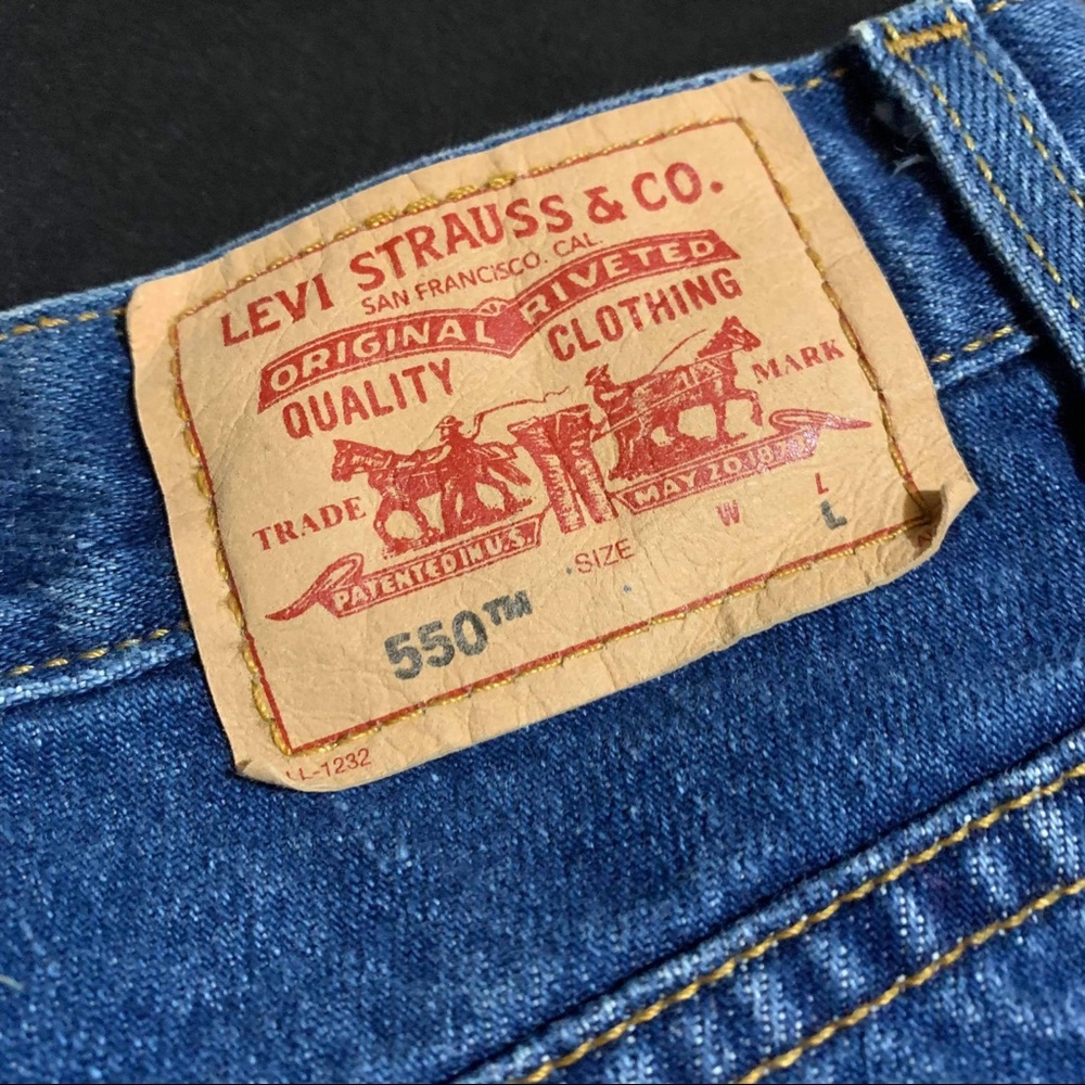 Levi’s 550 blue denim jeans size L - TT - Picture 4 of 4